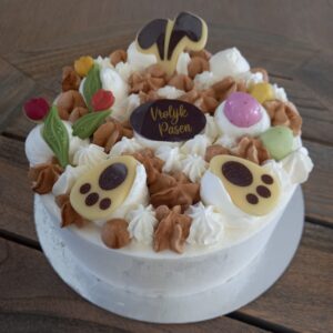 Witte & Bruine chocolade IJstaart 6 personen